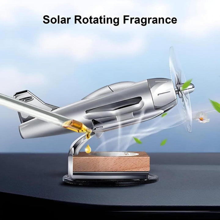 New Solar Powered Aeroplane car Air Freshner-x Bulb